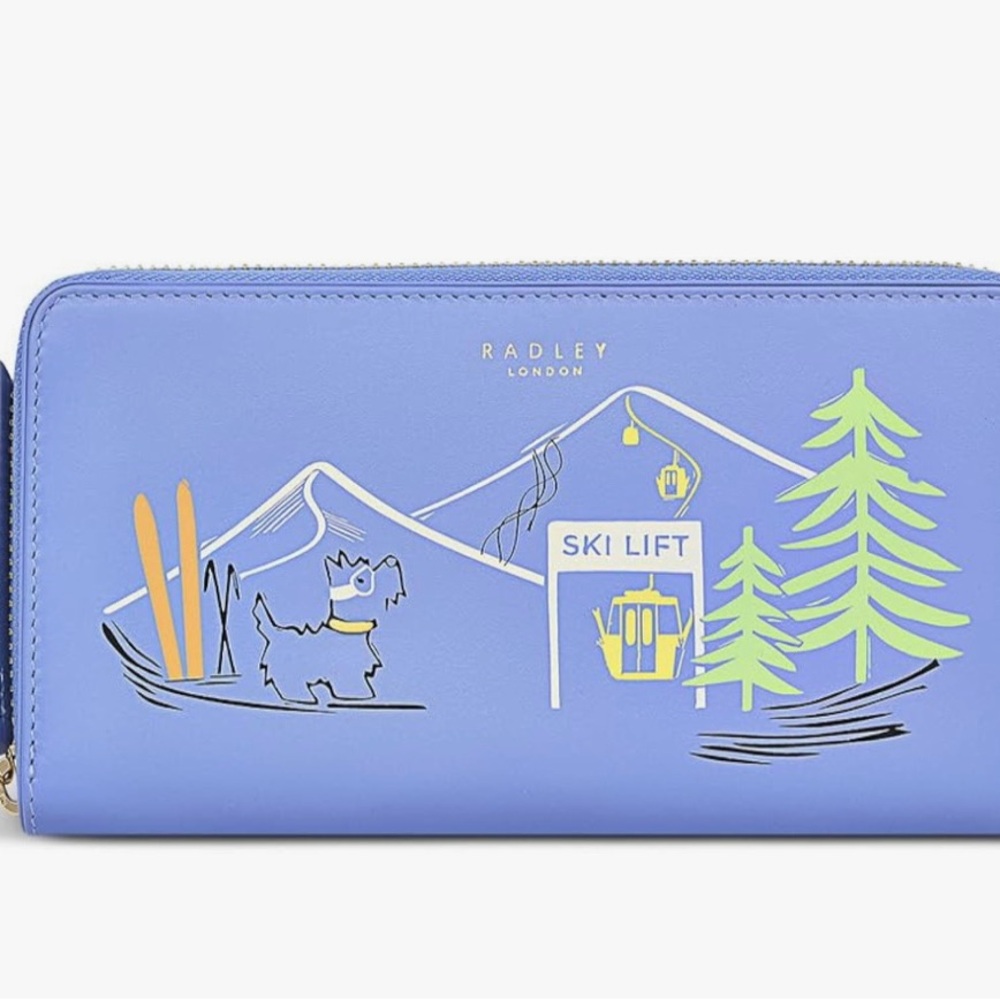 RADLEY London Apres Women's Large Leather Zip Around Wallet Ski - Picture 2 of 13